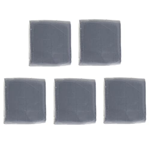 Kneaded Erasers for Art - able Putty Rubber Eraser Set, Sketching and Drawing Supplies, Large Size, Pack of 5 Grey Erasers, Artist Correction Tool and No Smudge Eraser, Ideal for