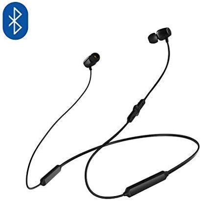 NatoGears 48 Hours Playtime IPX5 Sport Neckband Headphones Earbuds Waterproof Headphones for Sports and Gyms (Black)