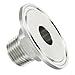 304 Stainless Steel 1.5 Inch Tri-Clamp Adaptor, 50.5mm Sanitary Tri-Clover Fitting to 1/2