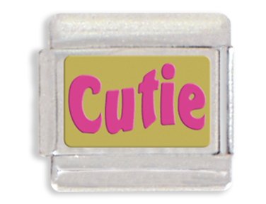 Clearly Charming Cutie Italian Charm Bracelet Link #TOP29