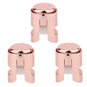 Boxob I17026 3er Champagnerverschluss Roségold