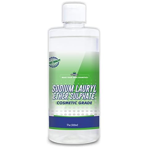 MYOC sodium lauryl ether sulphate (500ml) |face, hair, hand wash products| cleanser, foaming agent, emulsifier, |used in Shampoo, soap, detergent, Bubble Bath, Shower Gel Cover