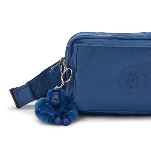 Image of Kipling Women's Abanu Medium Crossbody Bag, Lightweight, Adjustable Nylon Waist Pack with Multi-Compartment Zip Pockets