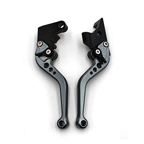 Leviers frein embrayage courts alu CNC Suzuki DL1000 V-Strom 2002-2018 titanium