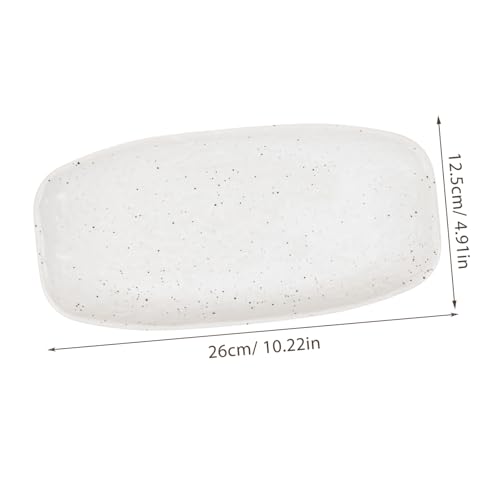 Plato rectangular de cerámica Cabilock para sushi y postres miniatura 2