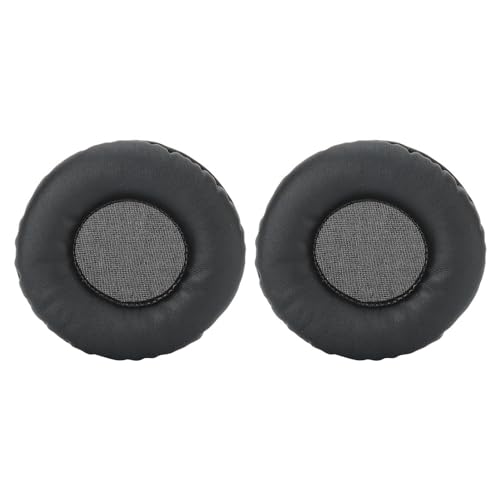Almohadillas universales negras para auriculares, 75 mm, reposición de cojines, aislamiento acústico, 3,0 pulgadas miniatura 6