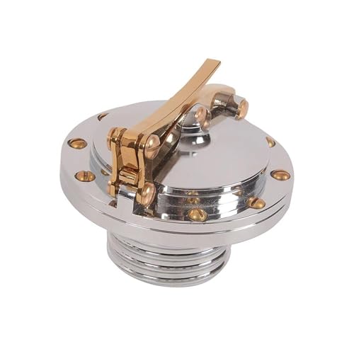 Bouchon de réservoir Triumph Monza chrome pour moto T100 Bobber Street Cup 2016 2017 2018 2019 2020