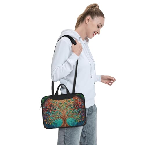 Bolsa para portátil impermeable Art Tree Life 14 pulgadas miniatura 3