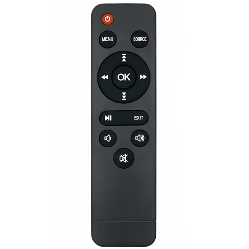 Image of M8-F Replacement Mini Projector Remote Compatible with AuKing M8-F A008 / V08 / NISOO M10 / PANSEBA HI-04 Mini Projector Remote Control(M8-F Remote Control)