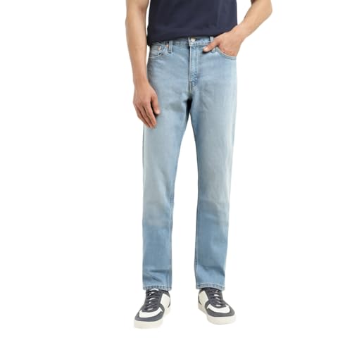 Levi's Men Mid Rise 511 Slim Fit Mid-Rise Jeans Blue,42