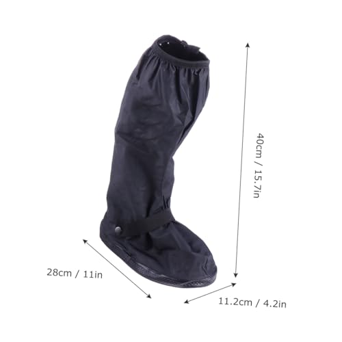 Cubrezapatos Ciclismo Impermeable Negro miniatura 2