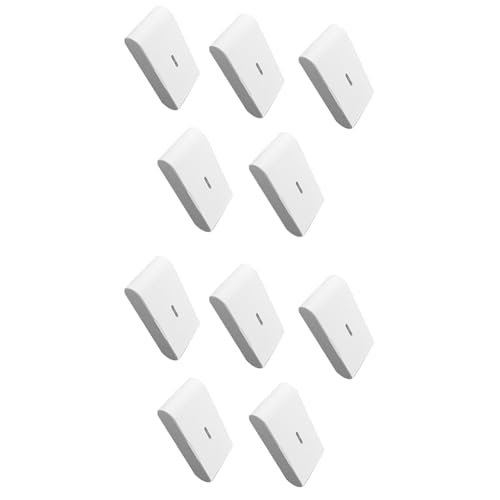 Giuneuow Glass Break Detector, 10pcs 433MHz Wireless Vibration Sensor with Adjustable Sensitivity, Compatible with Alarm Systems