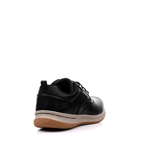 Image of Skechers Men's Delson-Antigo Oxford | Casual, Waterproof, Air-Cooled Memory Foam, Leather, Slip-On