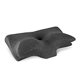 Straame Orthopedic Memory Foam Neck Pillow for Pain Relief – Contoured Cervical Support Pillow for Side, Back & Stomach Sleepers – Ergonomic Butterfly Design with Washable Hypoallergenic Cover