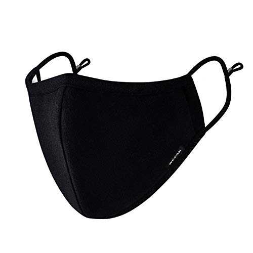 Face Mask with 2 Filters, Anti Dust Anti-Haze Cotton Mask Breathable Balaclavas