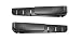 Volvo 240 Door Panel Pockets Black - New Set of 2