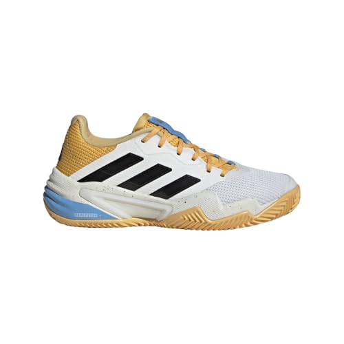 adidas Womens Barricade 13 Clay Tennis Sneakers Shoes - White - Size 10.5 M