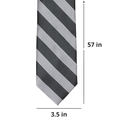 Image of tiemart Men's Striped Tie Standard Length