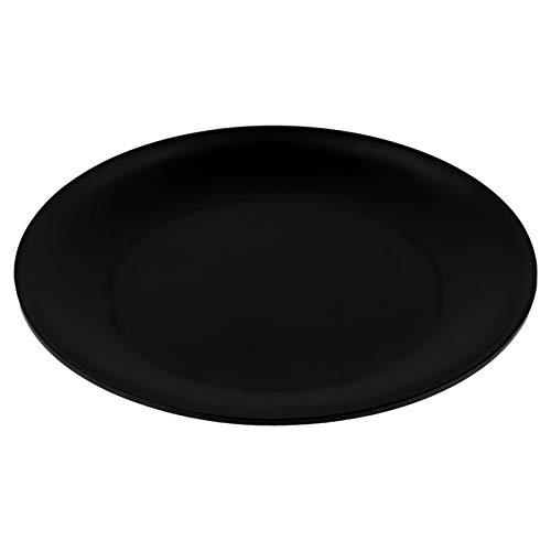 NICEXMAS Plat de Bijoux en Mélamine Plateau Décoratif à Bibelots Plateau de Sauce Noire Pièce Maîtresse Organisateur de Bijoux Porte-Clés de Table pour Boucles d'oreilles Alimentaires Cover