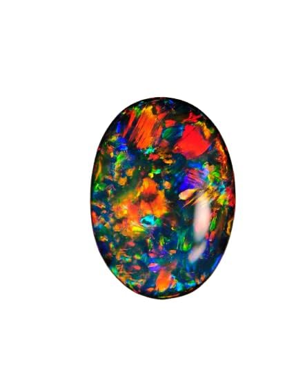 Natural Opal - Lightning Ridge Australia - 6.42 Cts - Genuine Australian Opal Stone - Loose Cabochon Gemstone - Solid