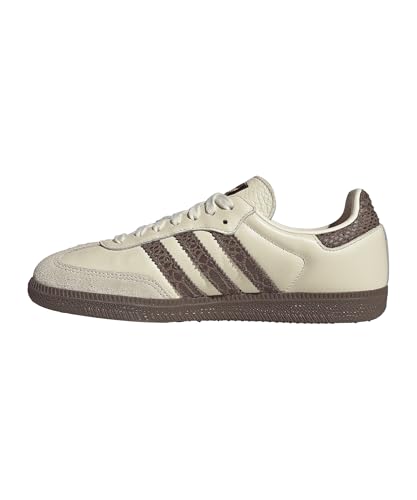 Image of adidas Originals Samba OG Women's Sneakers, Cream White /Core Black /Sand Strata, Size 9