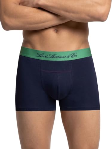 Image of Levi's Cotton Elite Trunk | Premium Men's Trunk Underwear | 4-Way Stretch | Outer Elastic Waistband | H-Pocket | Style 072 | Pack of 1