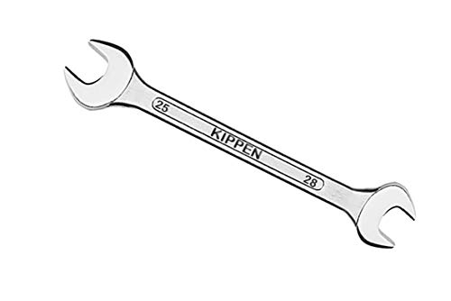 Kippen 1038M - Double Fork Wrench 25 x 28 mm Chrome Vanadium Steel