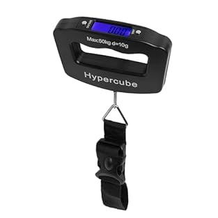 COMPACT DESIGN: Digital scales weigh up to 100lb/50kg to make you a smart traveller. The scale will end up paying for itself by reducing extortionate excess baggage fees. Having this portable scale on hand saves time and eliminates the hassle of open...