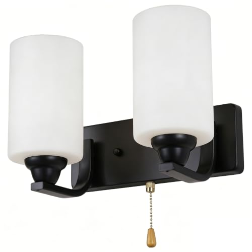 Apliques de pared enchufables solución sin cables empotrados lámpara doble negro
