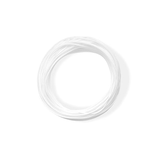 Realm Roman Blind Cord 2mm String For Austrian Festoon Cording (White, 3m)