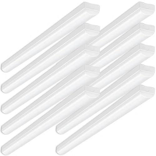 Tengyuan �g���t�^�u���� 10�Z�b�g LED�x�[�X���C�g ����̌^ 50W�^ 2������ 8000lm �����F 50W 5000K���P�x �����F LED�u���� �V�䒼�t�^ 127cm �h�k �h�� ��t�ȒP �x�[�X�Ɩ� �m�C�Y���X �`���c�L�Ȃ� ��