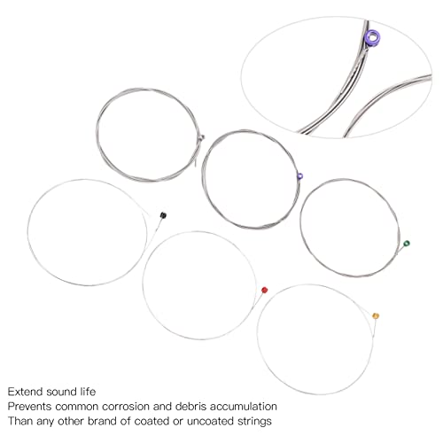 Cordes de guitare électrique, cordes de guitares acoustiques enroulées en alliage de nickel 18 pièces pour guitaristes… - Les Beatles, Paul McCartney, John Lennon, RIngo Starr, George Harrison Cordes de guitare électrique, cordes de guitares acoustiques enroulées en alliage de nickel 18 pièces pour guitaristes… – Image 8