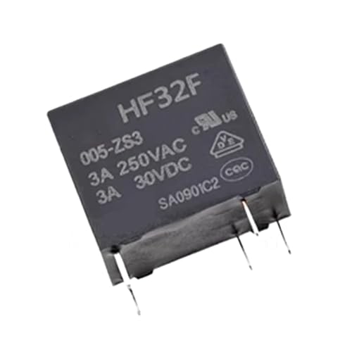 Relé HF32F-005-ZS3 micro conmutador de 5V para reparación electrónica y proyectos DIY