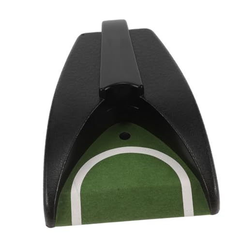 Toyvian Automatic Golf Putt Cup with Electric Ball Return Portable Indoor Practice Tool for Golfers Enhance Putting Hole Accuracy for Beginners Professionals