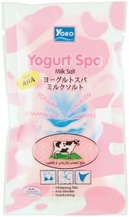 Yoko Plus AHA Formula Yogurt Spa Milk Salt 50g x 4 pcs.