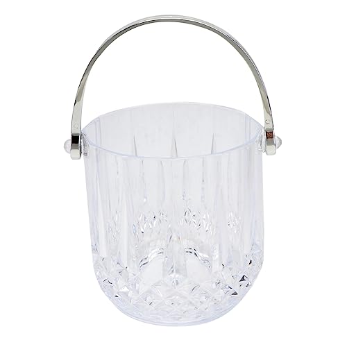 CLISPEED 1pezzi Secchiello per Acrilico Multifunzionale per Snack e Bevande Design e Maneggevole Accessorio per Bar e