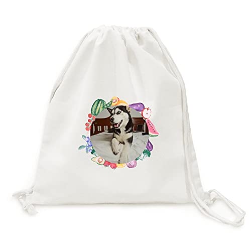 Sac en tissu pliable motif husky un cadeau idéal pour ami des bêtes