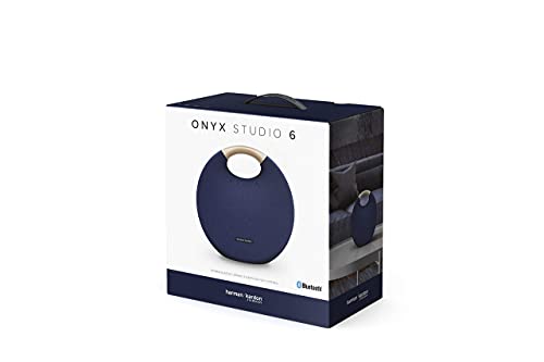 Harman Kardon Onyx Studio 6 - Bluetooth Speaker With Handle - Blue (Hkos6Bluam) (Renewed) #TOP2