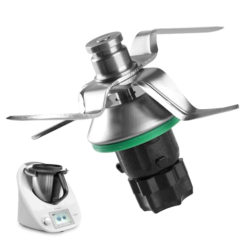 Messer für Vorwerk Thermomix TM5 und Thermomix TM6, Ersatzmesser Mixmesser aus Edelstahl mit Dichtring Küchenmaschine Mixmesser Thermomix TM5 TM6 Zubehör Ersatzteile Messer für Vorwerk Thermomix TM5 und Thermomix TM6, Ersatzmesser Mixmesser aus Edelstahl mit Dichtring Küchenmaschine Mixmesser Thermomix TM5 TM6 Zubehör Ersatzteile