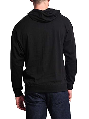 G-Style USA Men's Cross-Dyed Heather Jersey Lightweight Pullover Hoodie Sweatshirt2