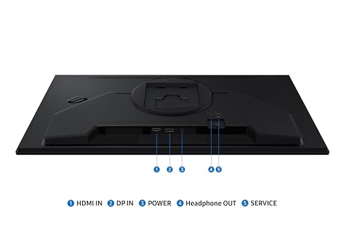 Image of Samsung Odyssey G4 Flat Monitor 27 Inch FHD (1,920 x 1,080 Resolution), 300 Hz, IPS Panel, 1ms(GTG), Display Port, HDMI, Headphone Jack, FreeSync & G-Sync (LS27HG400EWXXL, Black)