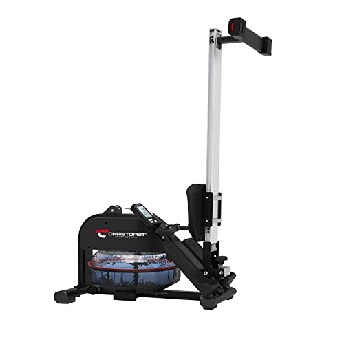 Christopeit Sport Wasser Rudergerät WP 1500 - Extragroßer Wassertank - Aluminium-Schiene - LCD-Computer - Klappbar – Bild 4