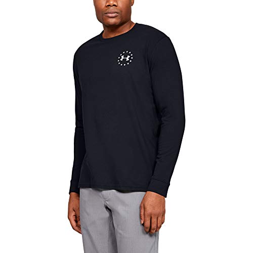 Under Armour Men's Freedom New Flag Long-Sleeve T-Shirt , Black (001)/Steel , Large