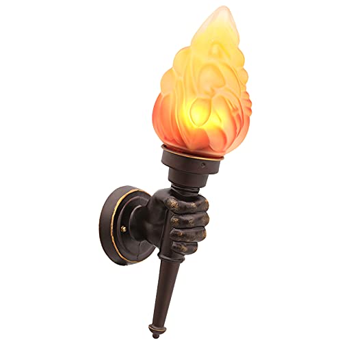 VOMI LED Fackel Wandlampe Flamme Wandleuchte Innen Außen Wandbeleuchtung Aussenleuchte Flurlampe Deko-Beleuchtung für Loft Wohnung Landhaus Korridor Treppenhaus Flur Balkon Schlafzimmerlampe VOMI LED Fackel Wandlampe Flamme Wandleuchte Innen Außen Wandbeleuchtung Aussenleuchte Flurlampe Deko-Beleuchtung für Loft Wohnung Landhaus Korridor Treppenhaus Flur Balkon Schlafzimmerlampe