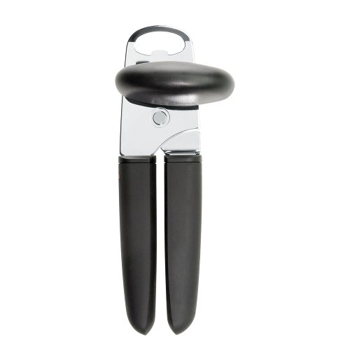 OXO Soft Works Can Opener, Black, Silver, 7 inches x 2 inches x 3 inches