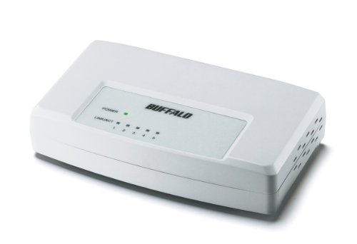 BUFFALO 10M/100MスイッチングHub 5ポートコンパクトモデル メタリックブルー LSW-TX-5ECMB Amazon | BUFFALO 10M/100MスイッチングHub 5ポートコンパクト