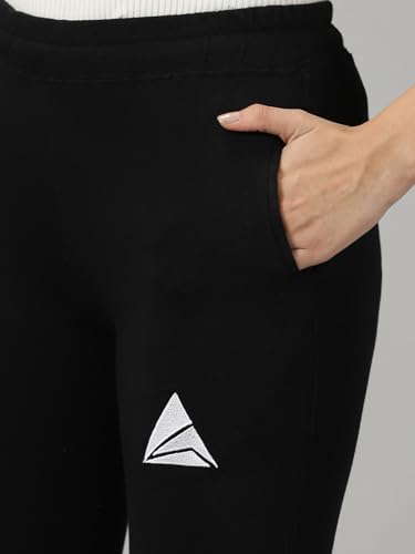 Image of ANGAR Women Cotton Joggers Elastic Sweatpants with Pockets Athletic Training SportsTrack Pants for Girls