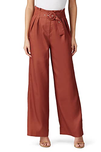 Sweet Baby Jamie Rent The Runway Pre-Loved Rust Pleated Pants3