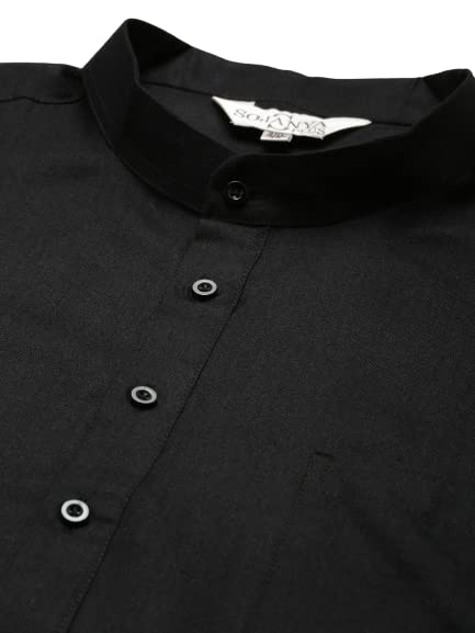 Image of SOJANYA (Since 1958, Men's Silk Blend Grey Kurta Pyjama & Silk Blend Jacket Combo