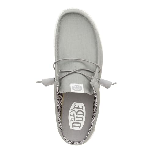 Image of HEYDUDE Men's Wally Slip Stretch Canvas | Men's Shoes | Men Slip-on Loafers | Comfortable & Light-Weight